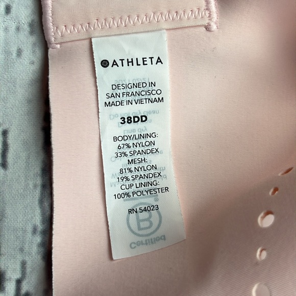 ATHLETA - Phenomena Bra for High-Impact Workouts - Light Pink - Size 38DD - Picture 11 of 11